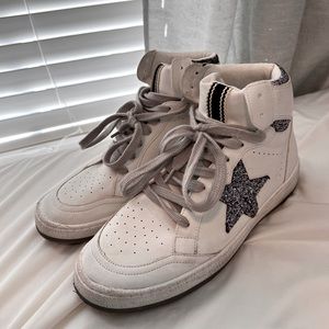 Gunmetal Glitter High Top By Shu Shop